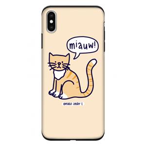 CaseCompany Miauw: iPhone XS Max Tough Case