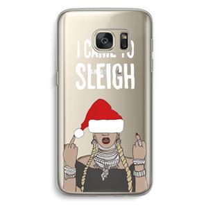 CaseCompany Came To Sleigh: Samsung Galaxy S7 Transparant Hoesje