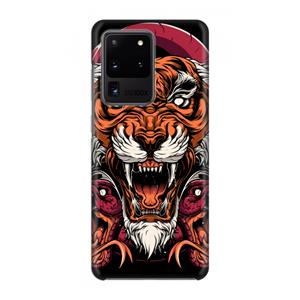 CaseCompany Tiger and Rattlesnakes: Volledig geprint Samsung Galaxy S20 Ultra Hoesje
