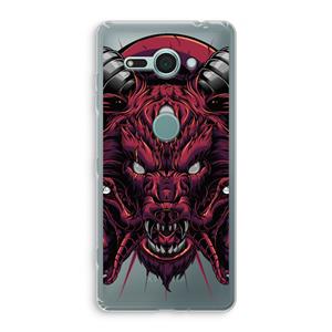 CaseCompany Hell Hound and Serpents: Sony Xperia XZ2 Compact Transparant Hoesje