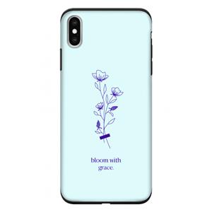 CaseCompany Bloom with grace: iPhone XS Max Tough Case