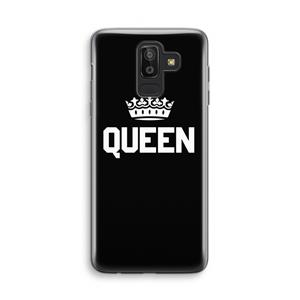 CaseCompany Queen zwart: Samsung Galaxy J8 (2018) Transparant Hoesje