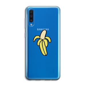 CaseCompany Banana: Samsung Galaxy A50 Transparant Hoesje