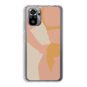 CaseCompany Bikini body: Xiaomi Redmi Note 10S Transparant Hoesje