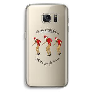 CaseCompany Jingle Ladies: Samsung Galaxy S7 Transparant Hoesje