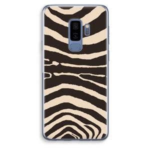 CaseCompany Arizona Zebra: Samsung Galaxy S9 Plus Transparant Hoesje