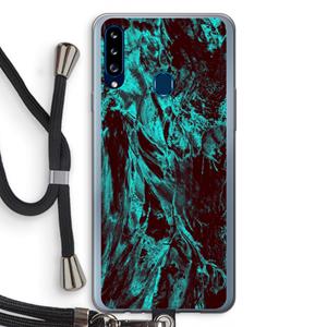 CaseCompany Ice Age: Samsung Galaxy A20s Transparant Hoesje met koord