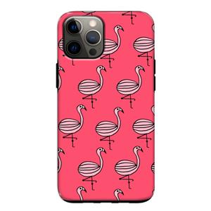 CaseCompany Flamingo: iPhone 12 Pro Tough Case