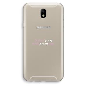 CaseCompany uzelf graag zien: Samsung Galaxy J7 (2017) Transparant Hoesje