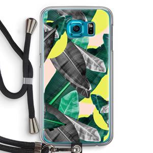 CaseCompany Fantasie jungle: Samsung Galaxy S6 Transparant Hoesje met koord