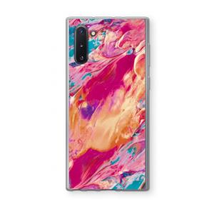 CaseCompany Pastel Echoes: Samsung Galaxy Note 10 Transparant Hoesje
