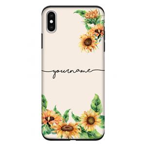 CaseCompany Zonnebloemen: iPhone XS Max Tough Case