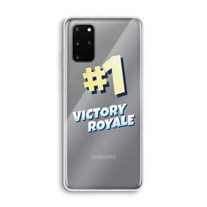 CaseCompany Victory Royale: Samsung Galaxy S20 Plus Transparant Hoesje