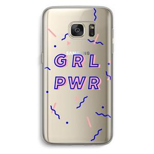 CaseCompany GRL PWR: Samsung Galaxy S7 Transparant Hoesje