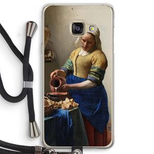 CaseCompany The Milkmaid: Samsung Galaxy A3 (2016) Transparant Hoesje met koord