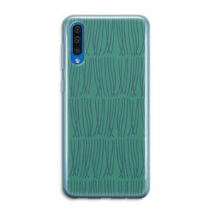 CaseCompany Swirls: Samsung Galaxy A50 Transparant Hoesje
