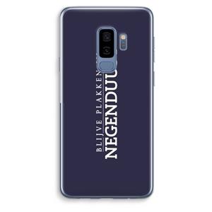 CaseCompany Blijve plakken in Negenduust: Samsung Galaxy S9 Plus Transparant Hoesje