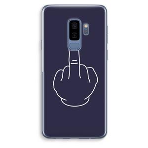 CaseCompany F**k U: Samsung Galaxy S9 Plus Transparant Hoesje