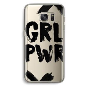 CaseCompany Girl Power #2: Samsung Galaxy S7 Transparant Hoesje