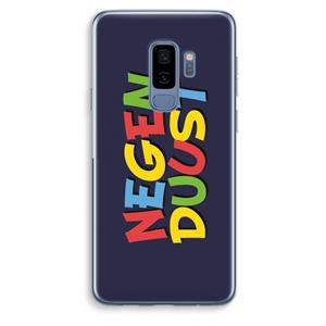 CaseCompany 90's One: Samsung Galaxy S9 Plus Transparant Hoesje