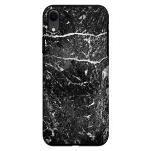CaseCompany Zwart marmer: iPhone XR Tough Case
