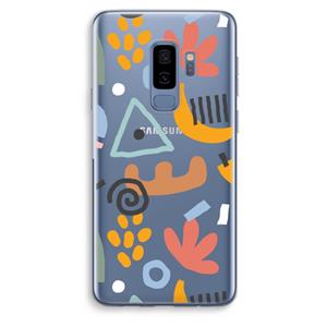CaseCompany Abstract: Samsung Galaxy S9 Plus Transparant Hoesje