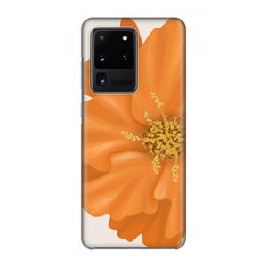 CaseCompany Orange Ellila flower: Volledig geprint Samsung Galaxy S20 Ultra Hoesje