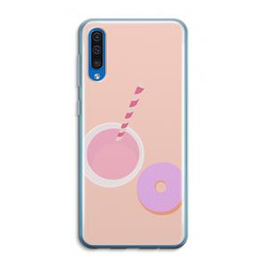 CaseCompany Donut: Samsung Galaxy A50 Transparant Hoesje