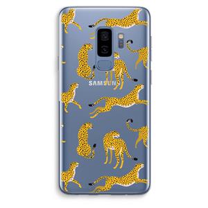 CaseCompany Luipaard: Samsung Galaxy S9 Plus Transparant Hoesje