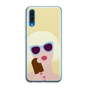 CaseCompany Ice cream: Samsung Galaxy A50 Transparant Hoesje