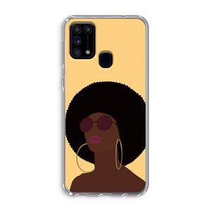 CaseCompany Golden hour: Samsung Galaxy M31 Transparant Hoesje