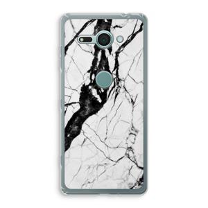CaseCompany Witte marmer 2: Sony Xperia XZ2 Compact Transparant Hoesje