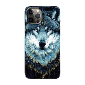 CaseCompany Darkness Wolf: Volledig geprint iPhone 12 Pro Max Hoesje