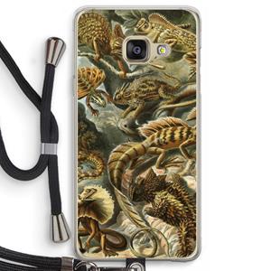 CaseCompany Haeckel Lacertilia: Samsung Galaxy A3 (2016) Transparant Hoesje met koord