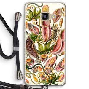 CaseCompany Haeckel Nepenthaceae: Samsung Galaxy A3 (2016) Transparant Hoesje met koord