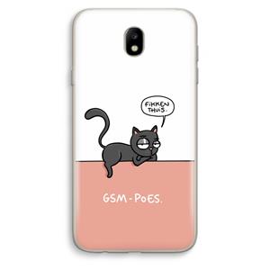 CaseCompany GSM poes: Samsung Galaxy J7 (2017) Transparant Hoesje