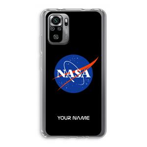 CaseCompany NASA: Xiaomi Redmi Note 10S Transparant Hoesje