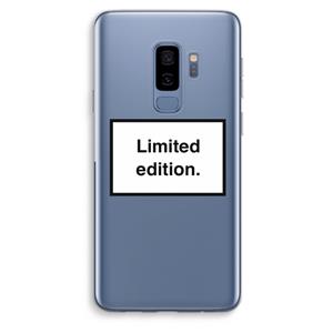 CaseCompany Limited edition: Samsung Galaxy S9 Plus Transparant Hoesje