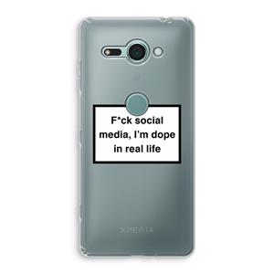 CaseCompany I'm dope: Sony Xperia XZ2 Compact Transparant Hoesje