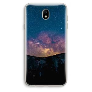 CaseCompany Travel to space: Samsung Galaxy J7 (2017) Transparant Hoesje
