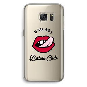 CaseCompany Badass Babes Club: Samsung Galaxy S7 Transparant Hoesje