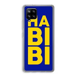 CaseCompany Habibi Blue: Samsung Galaxy A42 5G Transparant Hoesje