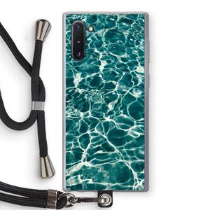 CaseCompany Weerkaatsing water: Samsung Galaxy Note 10 Transparant Hoesje met koord