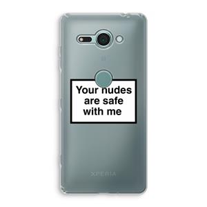 CaseCompany Safe with me: Sony Xperia XZ2 Compact Transparant Hoesje