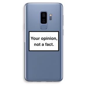 CaseCompany Your opinion: Samsung Galaxy S9 Plus Transparant Hoesje