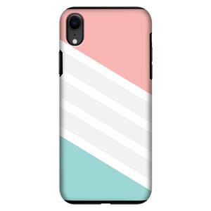 CaseCompany Strepen pastel: iPhone XR Tough Case