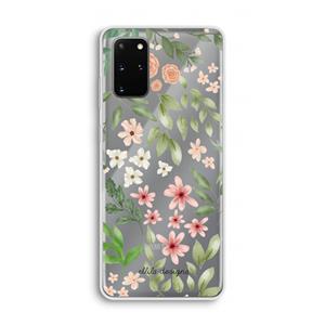 CaseCompany Botanical sweet flower heaven: Samsung Galaxy S20 Plus Transparant Hoesje
