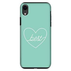 CaseCompany Best heart pastel: iPhone XR Tough Case