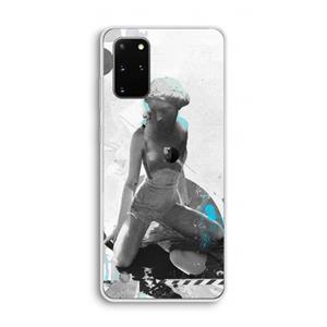 CaseCompany I will not feel a thing: Samsung Galaxy S20 Plus Transparant Hoesje