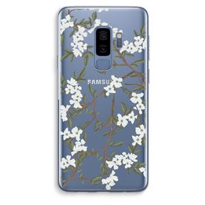 CaseCompany Blossoming spring: Samsung Galaxy S9 Plus Transparant Hoesje